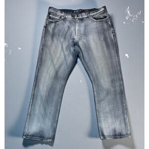 Ecko Unltd Jeans Mens 44x33 Athletic Straight Y2K Streetwear Skater Baggy